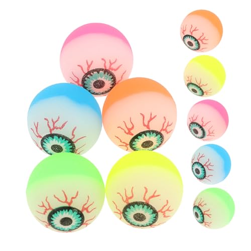 minkissy 40 Stück Halloween Bouncy Balls mit Realistischer Augenmuster Springbälle für Bunte Mischung als Partygeschenk und Dekoration für Halloween minkissy 40 Stück Halloween Bouncy Balls mit Realistischer Augenmuster Springbälle für Bunte Mischung als Partygeschenk und Dekoration für Halloween von minkissy