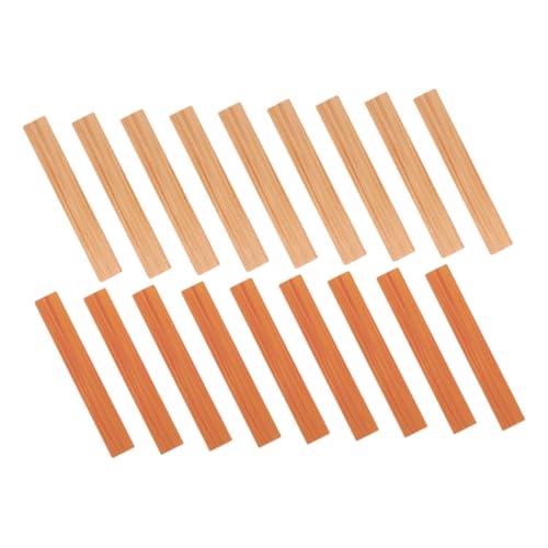minkissy 40 Stück Selbstklebende Miniatur Holzfußböden mit Holzmaserung Peel and Stick Fliesen für Puppenhaus Küche und Schlafzimmer von minkissy