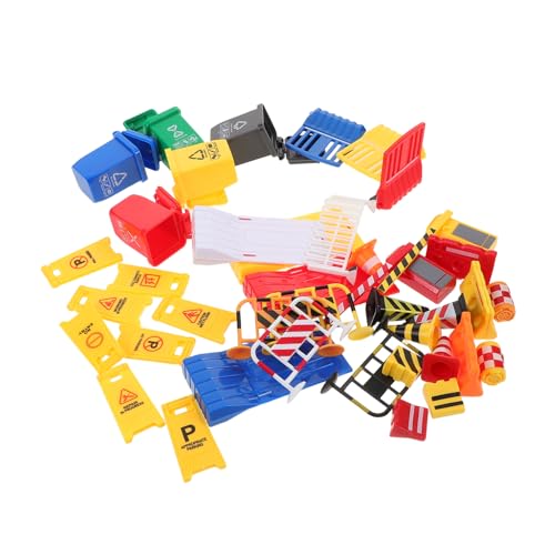 minkissy 40 Stück Teiliges Verkehrszeichen Spielset für Realistische Kunststoff Straßenschilder Mini Verkehrskegel und Interaktives Lernspielzeug zur Frühkindlichen Verkehrserziehung minkissy 40 Stück Teiliges Verkehrszeichen Spielset für Realistische Kunststoff Straßenschilder Mini Verkehrskegel und Interaktives Lernspielzeug zur Frühkindlichen Verkehrserziehung von minkissy