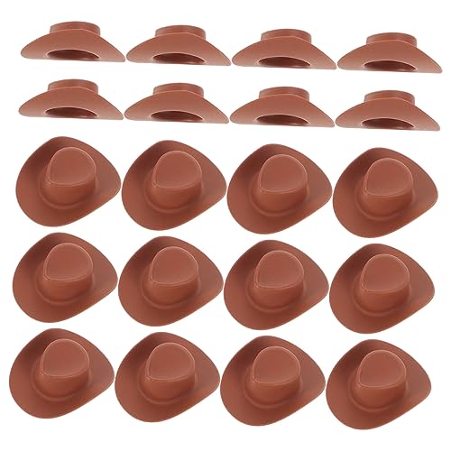minkissy 40Stücke Mini Cowboyhut Cowboy Hüte Puppenaccessoires für DIY Dekoration Leicht und Stabil für Puppen und Miniaturgärten minkissy 40Stücke Mini Cowboyhut Cowboy Hüte Puppenaccessoires für DIY Dekoration Leicht und Stabil für Puppen und Miniaturgärten von minkissy