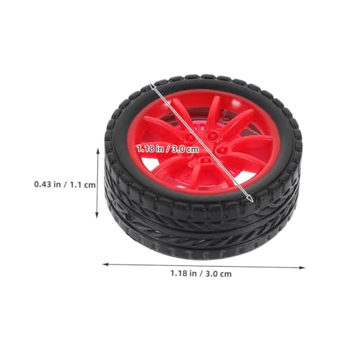 minkissy 40stücke Kleine Gummireifenräder Für Spielzeugautos Ersatzräder Für Modellautos Zubehörteile Für Radreifen Teile Für DIY-autoräder Und Rc-Autos von minkissy