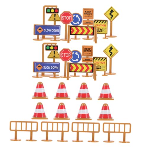 minkissy 45 Stück Teiliges Mini Verkehrszeichen aus Robustem Kunststoff Realistische Verkehrsschilder und Ampeln Tragbares für Verkehrssicherheit und Kreativem Spiel minkissy 45 Stück Teiliges Mini Verkehrszeichen aus Robustem Kunststoff Realistische Verkehrsschilder und Ampeln Tragbares für Verkehrssicherheit und Kreativem Spiel von minkissy