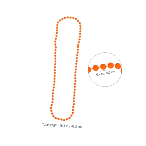 minkissy 48 . Teiliges Neon Perlenkette Kunststoff Mardi Gras Halsketten in Neonfarben Orange Grün Gelb Leuchtende Party Accessoires für Karneval Halloween Geburtstagsfeiern und minkissy 48 . Teiliges Neon Perlenkette Kunststoff Mardi Gras Halsketten in Neonfarben Orange Grün Gelb Leuchtende Party Accessoires für Karneval Halloween Geburtstagsfeiern und von minkissy