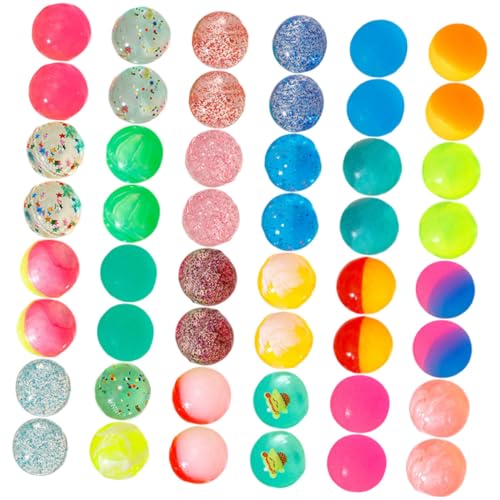 minkissy 48 Stück Teiliges Bunte Elastische Bouncing Balls Leichte Tragbare Spielzeugbälle mit Glatter Oberfläche Farbenfrohe Kleine Gummibälle für Drinnen und Draußen für Pausen und minkissy 48 Stück Teiliges Bunte Elastische Bouncing Balls Leichte Tragbare Spielzeugbälle mit Glatter Oberfläche Farbenfrohe Kleine Gummibälle für Drinnen und Draußen für Pausen und von minkissy