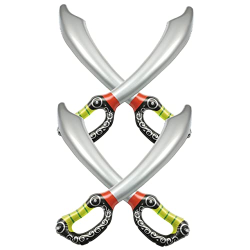 minkissy 4Stücke Aufblasbare Piratenschwerter Langlebiges für Kostümpartys Halloween Piraten Themenfeiern Einfach zu Handhaben minkissy 4Stücke Aufblasbare Piratenschwerter Langlebiges für Kostümpartys Halloween Piraten Themenfeiern Einfach zu Handhaben von minkissy