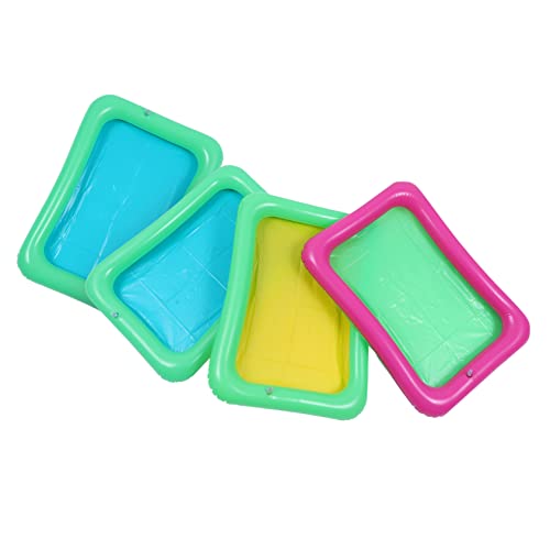 minkissy 4Stücke Aufgeblasenes Sandspielzeug für Kinder Kreatives Strandspielzeug mit Meerestierformen Tragbare Sandkasten Spielzeuge für Outdoor von minkissy