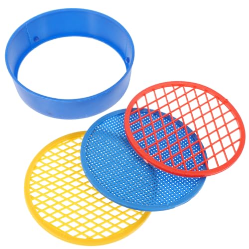 minkissy 4Stücke Handheld Sandsiebe Teiliges Buntes Sandspielzeug aus Leichtem Kunststoff für Strand und Sandkastenaktivitäten minkissy 4Stücke Handheld Sandsiebe Teiliges Buntes Sandspielzeug aus Leichtem Kunststoff für Strand und Sandkastenaktivitäten von minkissy