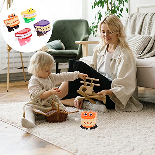 minkissy 4Stücke Uhrwerkspielzeug Frösche Kreative Wind Up Modelle für Pädagogisch und Sicher Fördert Hand Augen Koordination Zufällige Farben für Jungen und Mädchen von minkissy