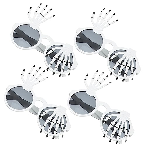 minkissy 4Stücke Verrückte Halloween Brille Lustige Cosplay Requisiten Mit Skelettdesign Für Kostümpartys Karneval Für Sicheren Spaß minkissy 4Stücke Verrückte Halloween Brille Lustige Cosplay Requisiten Mit Skelettdesign Für Kostümpartys Karneval Für Sicheren Spaß von minkissy