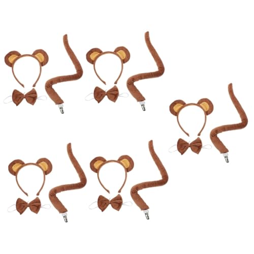 minkissy 5 Sätze Cosplay Tierohr Stirnband Kostüme Tragen Ohren Cosplay Bär Ohr Stirnband Cosplay Bärenkostüm Tierisches Bärenkostüm Anzieh-bärenohr-stirnband Plüsch minkissy 5 Sätze Cosplay Tierohr Stirnband Kostüme Tragen Ohren Cosplay Bär Ohr Stirnband Cosplay Bärenkostüm Tierisches Bärenkostüm Anzieh-bärenohr-stirnband Plüsch von minkissy