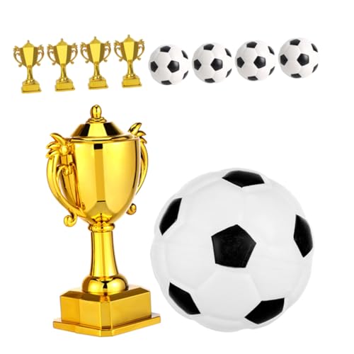 minkissy 5 Sätze Plastik Trophäen für Kuchen und Partydekorationen Kleine Auszeichnung für Kindergeburtstag und Sportfeier Vielseitige Fußball Dekore minkissy 5 Sätze Plastik Trophäen für Kuchen und Partydekorationen Kleine Auszeichnung für Kindergeburtstag und Sportfeier Vielseitige Fußball Dekore von minkissy
