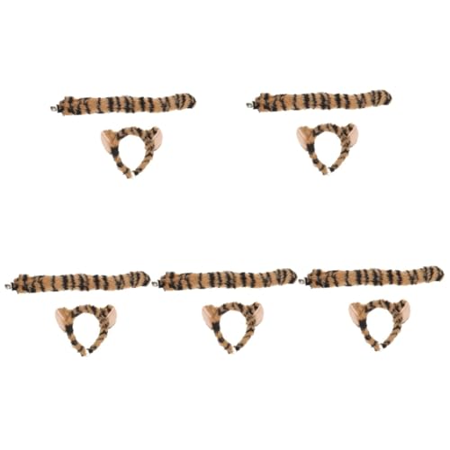 minkissy 5 Sätze Tier-Ohr-Set Fuchsohren Kostüme Plüsch Stirnband Tierohr Cosplay Tierohr Kopfschmuck Tierohr-Accessoires Cosplay pelziges Tierohr Tier-Cosplay-Kostüm Stoff minkissy 5 Sätze Tier-Ohr-Set Fuchsohren Kostüme Plüsch Stirnband Tierohr Cosplay Tierohr Kopfschmuck Tierohr-Accessoires Cosplay pelziges Tierohr Tier-Cosplay-Kostüm Stoff von minkissy