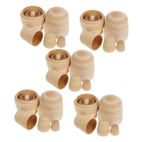 minkissy 5 Sätze Unbemalte Russische Holzpuppen Lagige DIY Nesting Dolls zum Bemalen Glatt für Familienbasteln Dekorative Handwerkskunst minkissy 5 Sätze Unbemalte Russische Holzpuppen Lagige DIY Nesting Dolls zum Bemalen Glatt für Familienbasteln Dekorative Handwerkskunst von minkissy