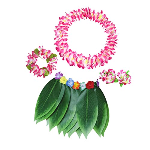 minkissy 5 Stück 1 Satz Hawaiianische Girlande Zubehör Strand Rock Dekorationen Tropisch Party Rosa von minkissy