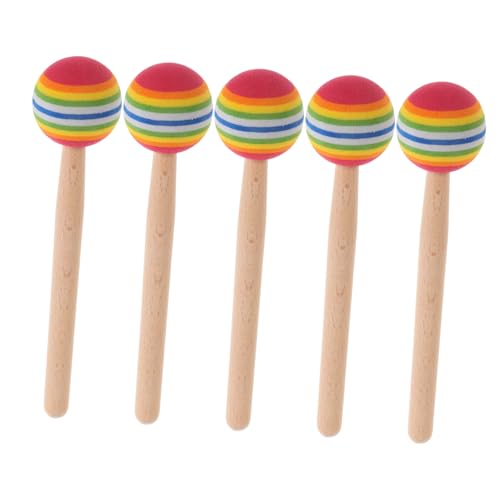 minkissy 5 Stück Bunte Trommelstöcke für Holzschlägel Musikinstrumente mit Schwammspitzen für Gruppenspiele und Sicheres Fördert Soziale Interaktion und Kreativität minkissy 5 Stück Bunte Trommelstöcke für Holzschlägel Musikinstrumente mit Schwammspitzen für Gruppenspiele und Sicheres Fördert Soziale Interaktion und Kreativität von minkissy