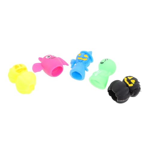 minkissy 5 Stück Halloween Fingerpuppen aus Sicherem TPR Material Bunte Hexe und Fledermaus Motive Anliegend und rutschfest für Partyspiele Geschenke und Kindererzählungen minkissy 5 Stück Halloween Fingerpuppen aus Sicherem TPR Material Bunte Hexe und Fledermaus Motive Anliegend und rutschfest für Partyspiele Geschenke und Kindererzählungen von minkissy