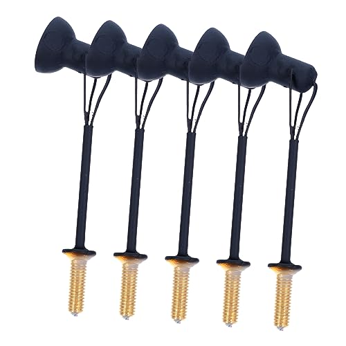 minkissy 5 Stück Maßstab Schwarz Dekorative Sandtischlampen für Architekturmodelle und DIY von minkissy