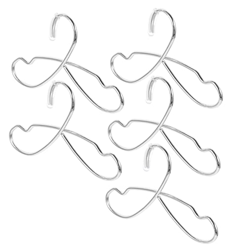 minkissy 5 Stück Miniatur Kleiderbügel für Puppen Metallhänger für Puppenkleidung Zubehör für Puppenschrank und Miniaturhäuser minkissy 5 Stück Miniatur Kleiderbügel für Puppen Metallhänger für Puppenkleidung Zubehör für Puppenschrank und Miniaturhäuser von minkissy