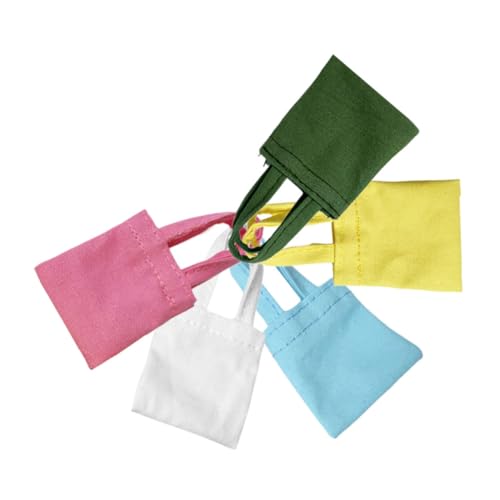 minkissy 5 Stück Miniature Handtaschen für Puppen Kreative Puppenzubehör für Puppenhäuser Tragbare Stofftaschen für DIY Dekoration und Fotografie Requisiten minkissy 5 Stück Miniature Handtaschen für Puppen Kreative Puppenzubehör für Puppenhäuser Tragbare Stofftaschen für DIY Dekoration und Fotografie Requisiten von minkissy