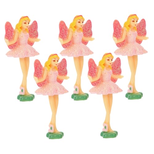 minkissy 5 Stück Teiliges Ballettpuppen für Spieluhr Tanzende Ballerina Figuren Lebendige Musikbox Zubehör Detailreiche Prinzessinnenpuppen Langlebige und Sichere Sammler Dekoration von minkissy