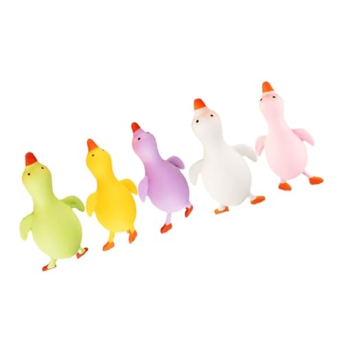 minkissy 5 Stück Teiliges Bunte Stress Relief Squeeze Toys aus TPR Elastische Enten Decompression Spielzeuge für Partyspaß und Entspannende Sensorik Lustige Druckspielzeuge für Erwachsene minkissy 5 Stück Teiliges Bunte Stress Relief Squeeze Toys aus TPR Elastische Enten Decompression Spielzeuge für Partyspaß und Entspannende Sensorik Lustige Druckspielzeuge für Erwachsene von minkissy