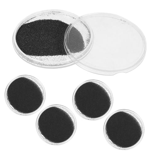 minkissy 5 Stück Teiliges Eisenpulver Magnetische Experimente Anschauliche Feld Demonstration Langlebige Eisenpulver späne für Physikunterricht und Schulprojekte von minkissy