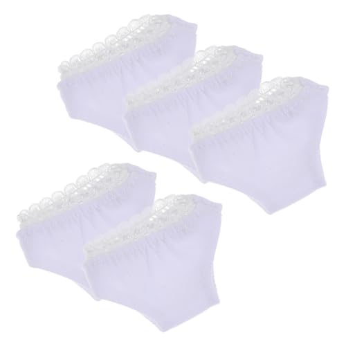 minkissy 5 Stück Teiliges Puppenunterwäsche Baumwollstoff Weiße Mini puppenslips Puppen Maßgeschneidert für Fashion Puppen Zubehör für Puppenkleidung und Doll Accessoires minkissy 5 Stück Teiliges Puppenunterwäsche Baumwollstoff Weiße Mini puppenslips Puppen Maßgeschneidert für Fashion Puppen Zubehör für Puppenkleidung und Doll Accessoires von minkissy