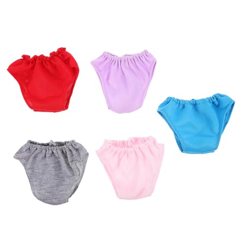minkissy 5 Stück Puppenunterwäsche für Minipuppen Verstellbar Waschbar für Puppen Puppenzubehör für Rollenspiele minkissy 5 Stück Puppenunterwäsche für Minipuppen Verstellbar Waschbar für Puppen Puppenzubehör für Rollenspiele von minkissy