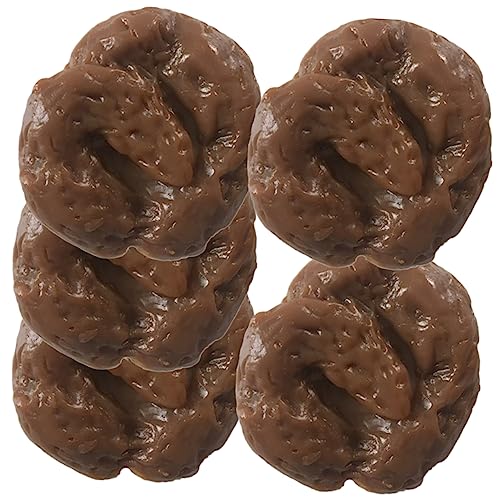 minkissy 5 Stück Teiliges Realistisch Schwimmendes Fake Poop aus Weichem TPR für Partytricks Halloween Aprilscherz Lustiges Scherzartikel für Freunde von minkissy