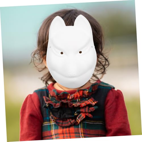 minkissy 5 Stück Teiliges Weiße Papier Fuchs Masken zum Bemalen Leichte DIY Tiermasken aus Papier für Karneval Halloween Maskenball und Kreative Bastelprojekte minkissy 5 Stück Teiliges Weiße Papier Fuchs Masken zum Bemalen Leichte DIY Tiermasken aus Papier für Karneval Halloween Maskenball und Kreative Bastelprojekte von minkissy