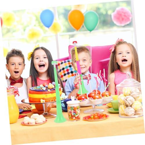 minkissy 5 Stück Teiliges aus Kunststoff tröten Ausziehbar Geräuschvolle Partyhörner als Jubelspielzeug für Partydekoration Lärmmacher und Stimmungsmacher bei Sportfesten und Konzerten von minkissy