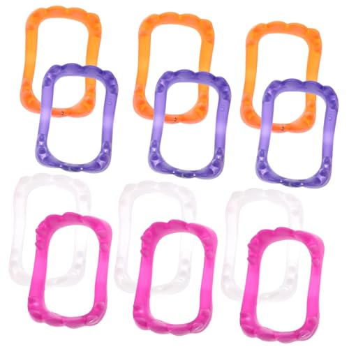 minkissy 50 Stück Halloween Kunterbunte Kunststoffzähne Lustige Künstliche Fangzähne für Kostümparty Geeignet für Halloween Maskeraden und Mehr von minkissy