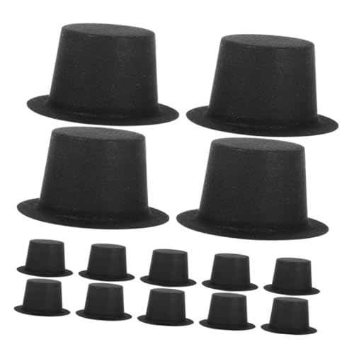 minkissy 50 Stück Mini Clownhüte Schwarz PVC Flock Miniatur Hüte DIY Basteln Weihnachtsdeko Puppenhaus Zubehör für Party Bühnenauftritte minkissy 50 Stück Mini Clownhüte Schwarz PVC Flock Miniatur Hüte DIY Basteln Weihnachtsdeko Puppenhaus Zubehör für Party Bühnenauftritte von minkissy
