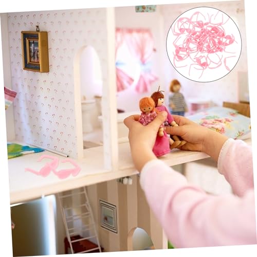 minkissy 50 Stück Mini Puppen Sonnenbrillen aus Kunststoff Kreative DIY Puppenbrillen Leichte Bruchsichere Mini Sonnenbrillen für Puppenhaus Zubehör Farblich Sortiert von minkissy