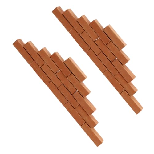 minkissy 50 Stück Mini Ziegelsteine Rote Miniatursteine Für DIY Gartenlandschaft Puppenhaus Dekoration Kreatives Bastelspielzeug Für Haus Und Landschaft minkissy 50 Stück Mini Ziegelsteine Rote Miniatursteine Für DIY Gartenlandschaft Puppenhaus Dekoration Kreatives Bastelspielzeug Für Haus Und Landschaft von minkissy