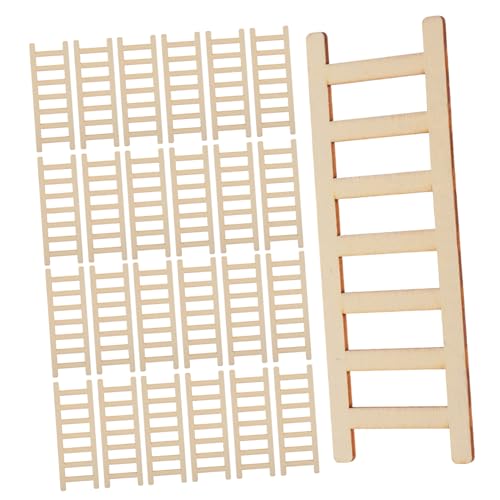 minkissy 50 Stück Miniatur Holzleiter Kompakte DIY Puppenhaus Trittleiter Vielseitige Mini Gartenleiter für Feengarten und Micro Landschaft Detailreiche Holztreppe für Spielhaus Dekor minkissy 50 Stück Miniatur Holzleiter Kompakte DIY Puppenhaus Trittleiter Vielseitige Mini Gartenleiter für Feengarten und Micro Landschaft Detailreiche Holztreppe für Spielhaus Dekor von minkissy