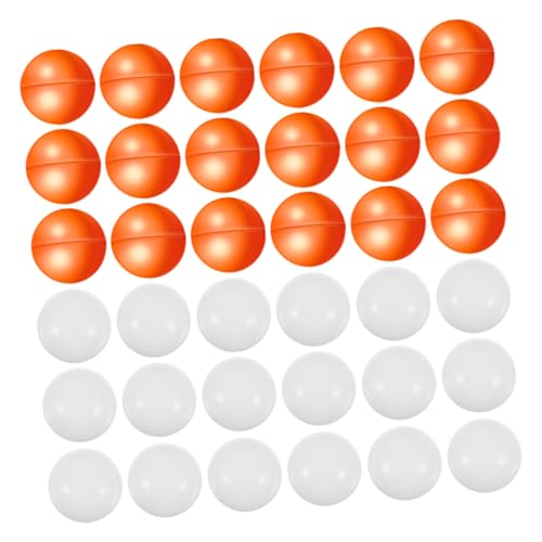 minkissy 50 Stück Offene Lotteriekugeln Kunststoff Gewinnspielkugeln zum Befüllen Partyspielbälle Raffle Balls Spielkugeln für Tombola und von minkissy