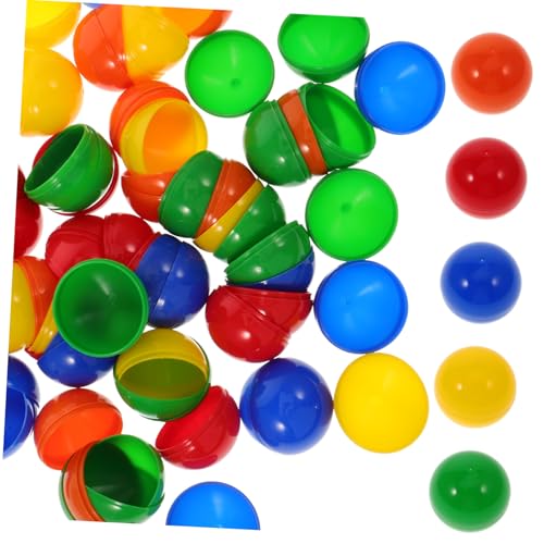 minkissy 50 Stück Bälle für Tombola und Partyspiele Befüllbare Plastikball Requisiten 4cm Leicht und Transportabel für Verlosungen und Überraschungen von minkissy