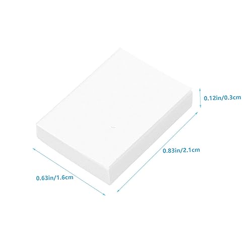 minkissy 50 Stück Puppenhaus Deko Leere Bemalbare Miniaturbücher DIY Puppenhaus Zubehör für Leichte Langlebige Mini Bücher für von minkissy