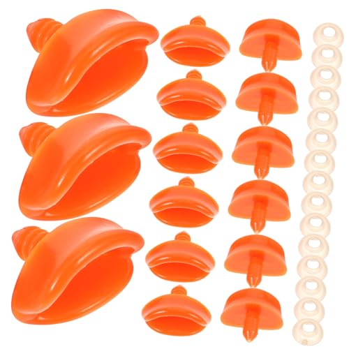minkissy 50 Stück Teiliges DIY Entenschnabel Mund Kit mit Dichtung Bastelzubehör für Mädchen Handgefertigte Ersatzteile Geeignet für Enten und Dekoration von minkissy