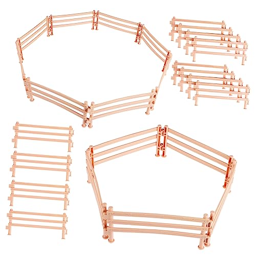 minkissy 50 Stück Teiliges Zaunspielzeug aus Sicherem Material mit Realistischen Bauernhof Figuren Robusten Steckverbindungen für Kreativen und Nachbauen von Farm und Corral Szenen minkissy 50 Stück Teiliges Zaunspielzeug aus Sicherem Material mit Realistischen Bauernhof Figuren Robusten Steckverbindungen für Kreativen und Nachbauen von Farm und Corral Szenen von minkissy