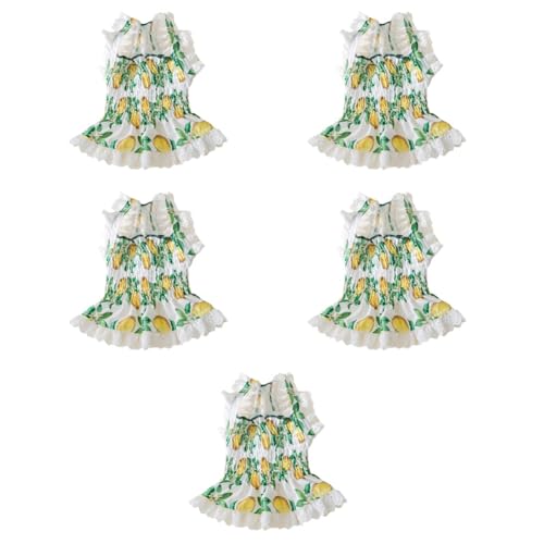 minkissy 5pcs dog dresses dog 4th of juuly outfit kitten clothes chihuahua clothes summer puppy dresses cat clothes dog clothes cat supplies summer vest dog accessory fabric shirt girl von minkissy