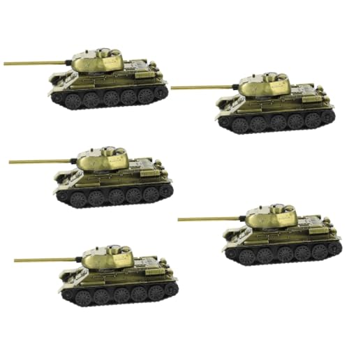 minkissy 5st Panzermodell Panzerspielzeug Bücherregal-dekor Panzerbausätze Motorradfahrer Tischmodelle Aus Metall Einzigartiges Dekor Sammlung Haushalt Legierung von minkissy
