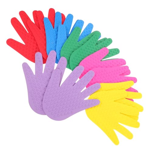 minkissy 6 Paare rutschfeste Handpunktmarkierungen für Vorschulkinder fühlbare Bodenmarker Wetterfeste Outdoor-Spielgeräte für Koordination Gleichgewicht und Motorische Fähigkeiten minkissy 6 Paare rutschfeste Handpunktmarkierungen für Vorschulkinder fühlbare Bodenmarker Wetterfeste Outdoor-Spielgeräte für Koordination Gleichgewicht und Motorische Fähigkeiten von minkissy