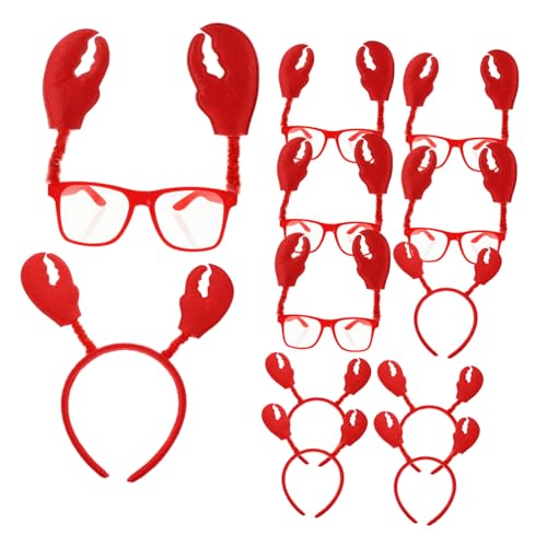 minkissy 6 Sätze Krabbenbrillen Stirnbänder für Halloween Karneval Themenpartys Lustige Accessoires für Unvergessliche Fotos Festliche minkissy 6 Sätze Krabbenbrillen Stirnbänder für Halloween Karneval Themenpartys Lustige Accessoires für Unvergessliche Fotos Festliche von minkissy