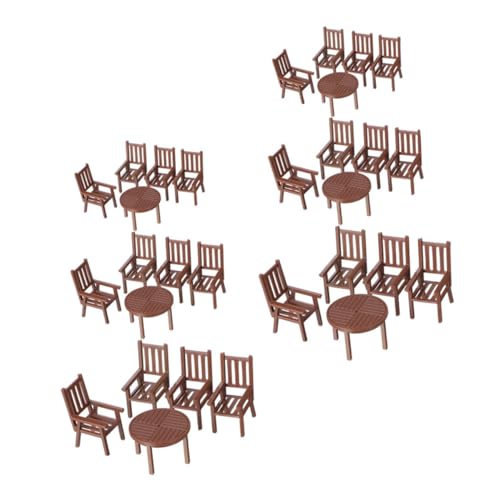 minkissy 6 Sätze Miniatur Tisch und Stuhlset im Maßstab Realistische Möbel für Puppenhäuser und Miniatur Szenen für Kreatives Lernen minkissy 6 Sätze Miniatur Tisch und Stuhlset im Maßstab Realistische Möbel für Puppenhäuser und Miniatur Szenen für Kreatives Lernen von minkissy