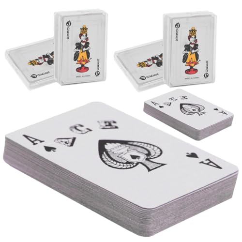 minkissy 6 Sätze Teiliges Mini Poker Kartenspiel für Kompakte Langlebige Kunststoffspielkarten als Party und Reise Fördert Geistige Fähigkeiten und Familienspaß minkissy 6 Sätze Teiliges Mini Poker Kartenspiel für Kompakte Langlebige Kunststoffspielkarten als Party und Reise Fördert Geistige Fähigkeiten und Familienspaß von minkissy
