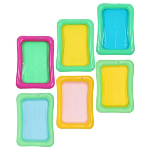minkissy 6 Stück Aufblasbares Kühler Tablett Multifunktionale EIS Servierbar für Bbqs und Buffets aus Strapazierfähigem und Leicht zu Transportieren minkissy 6 Stück Aufblasbares Kühler Tablett Multifunktionale EIS Servierbar für Bbqs und Buffets aus Strapazierfähigem und Leicht zu Transportieren von minkissy