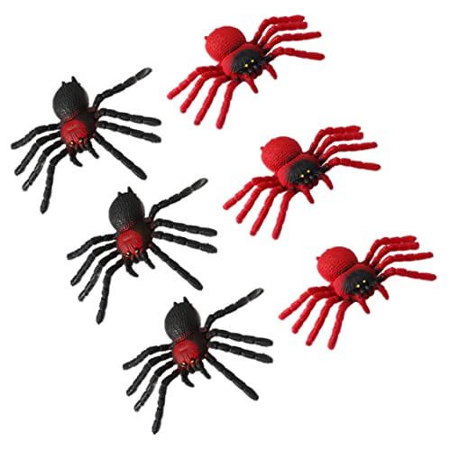 minkissy 6 Stück Halloween Simulation Spinnen Prank Toys Realistische Spinnen Leichte Halloween Deko für Party Streich und Cosplay Farblich Sortiert für Grusel Events und minkissy 6 Stück Halloween Simulation Spinnen Prank Toys Realistische Spinnen Leichte Halloween Deko für Party Streich und Cosplay Farblich Sortiert für Grusel Events und von minkissy