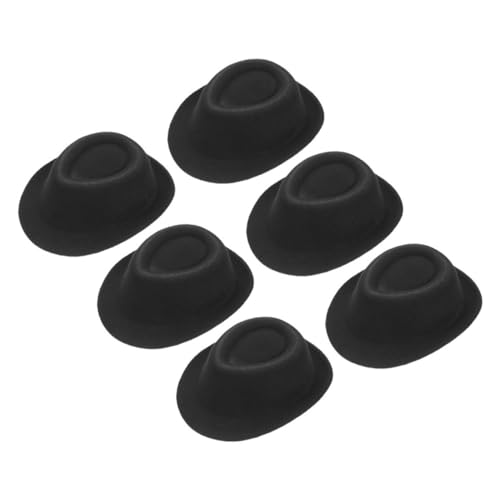 minkissy 6 Stück Miniatur Filzhüte für Puppen Kleine Handliche Jazzhüte aus Bruchfestem Material Dekorative DIY Hüte für Western Cowgirl Partys und Bastelprojekte minkissy 6 Stück Miniatur Filzhüte für Puppen Kleine Handliche Jazzhüte aus Bruchfestem Material Dekorative DIY Hüte für Western Cowgirl Partys und Bastelprojekte von minkissy
